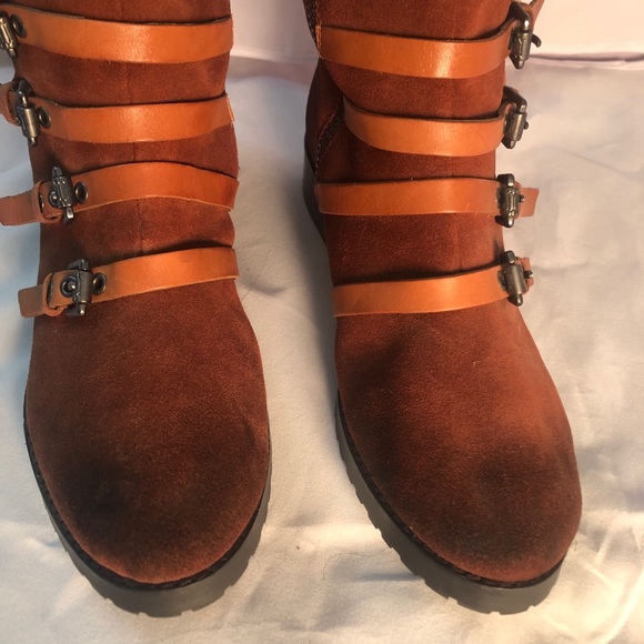 XCLT Luxury Rebel Leigh tall buckle boots - Picture 12 of 16